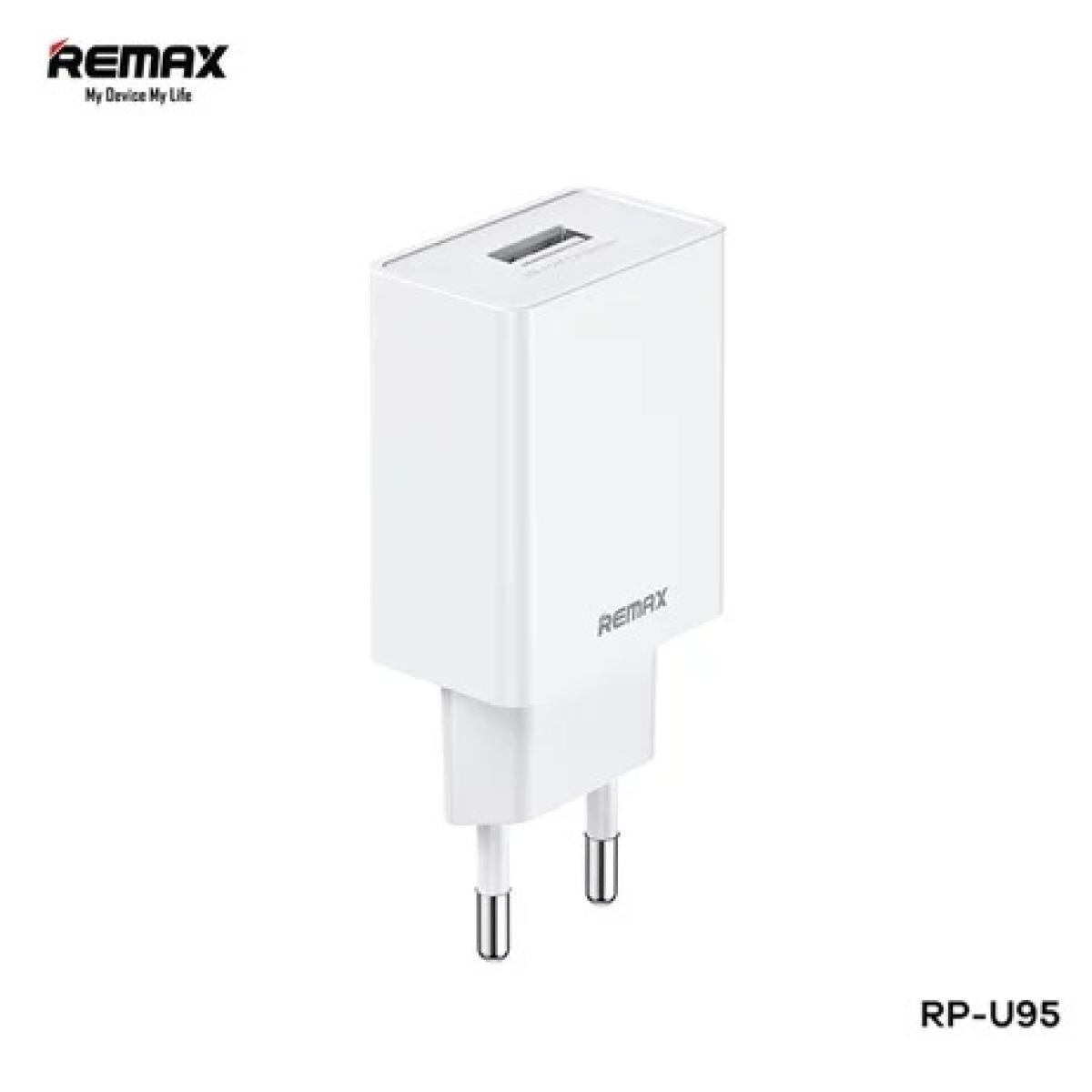 Remax RP-U95 Wall Charger Adapter Single Port Remax RP-U95 Wall Charger Adapter Single Port